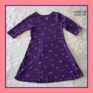 Girls Faded Glory 3/4 Sleeve Dress